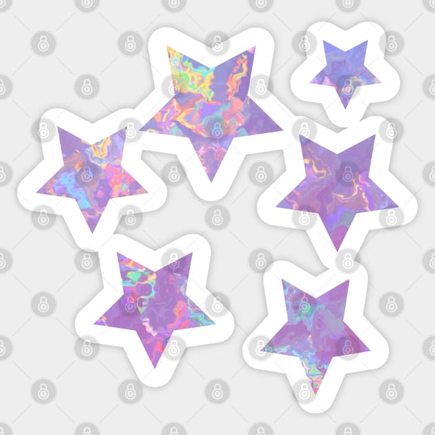 Opal Stars Sticker by LaurenPatrick